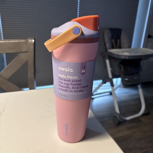 Owala 30oz FreeSip SWAY Stainless Steel Water Bottle - Kickflip - Picture 1 of 10